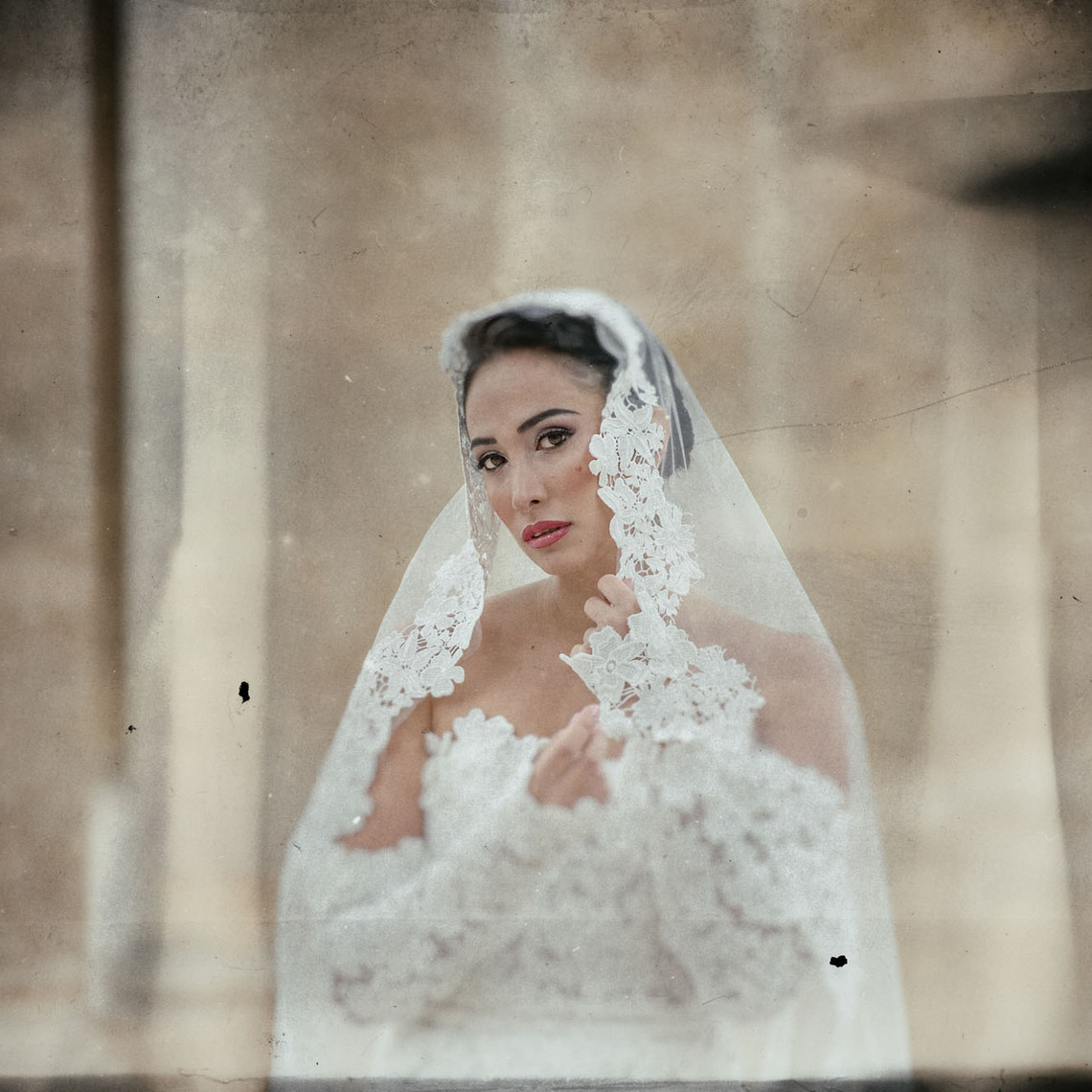 Fotografo matrimonio, ritratto old style, sposa, Firenze, Toscana